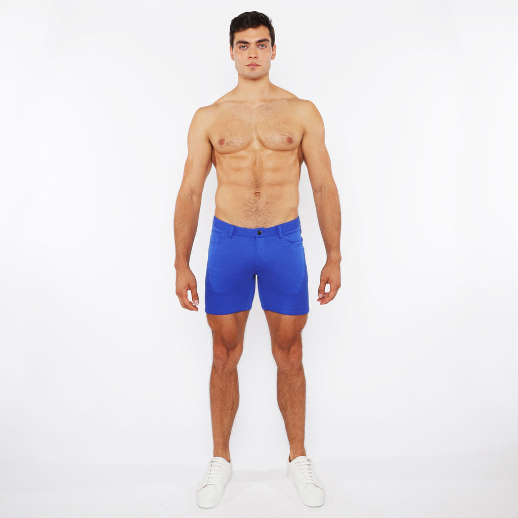 Fine Cord Textured Knit Short