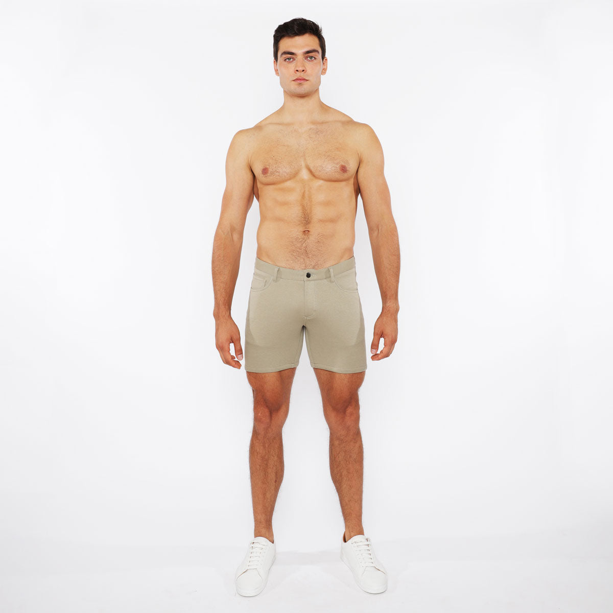 Fine Cord Textured Knit Short