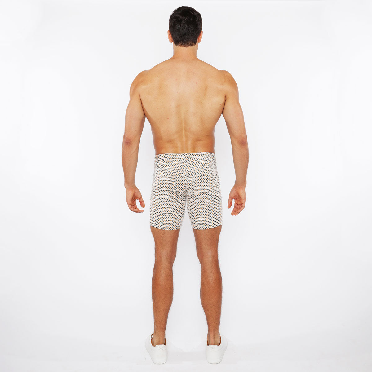 Triangles Jacquard Knit Short