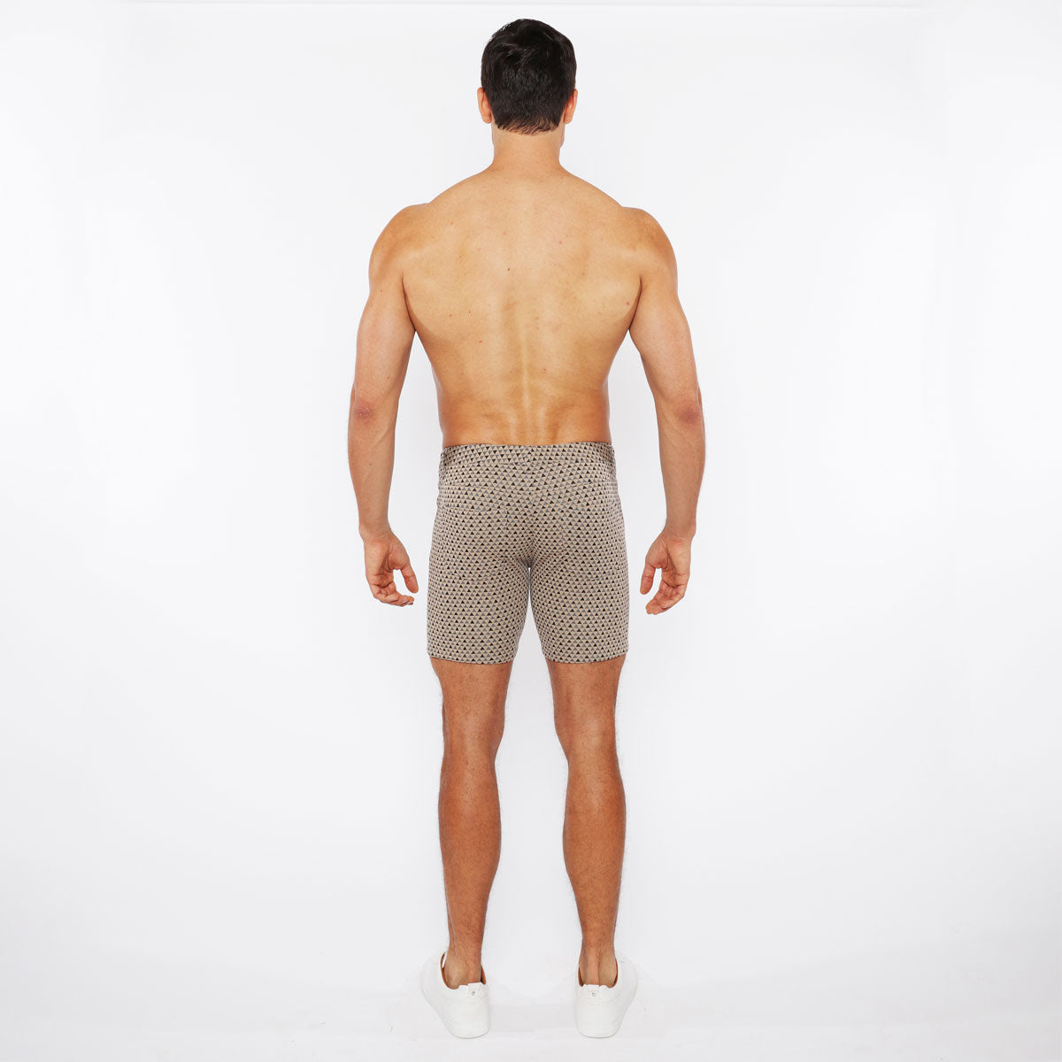 Triangles Jacquard Knit Short