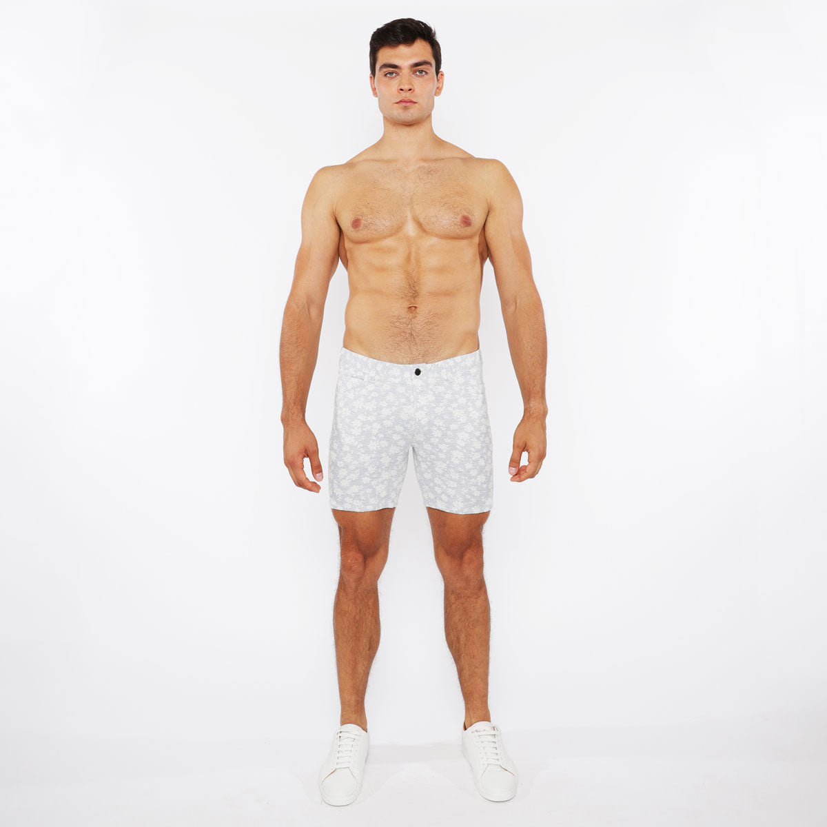 Floral Jacquard Knit Short