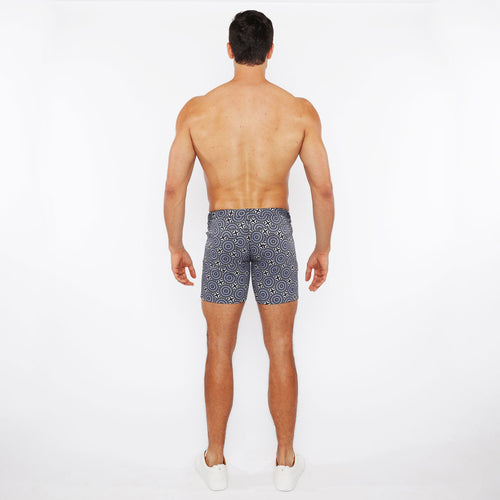 Bursts Printed Knit Short