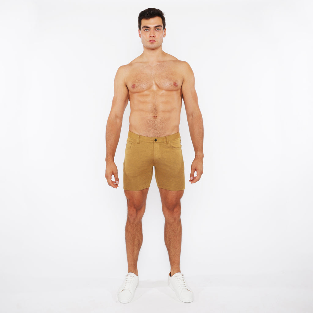 Solid Knit Stretch Short