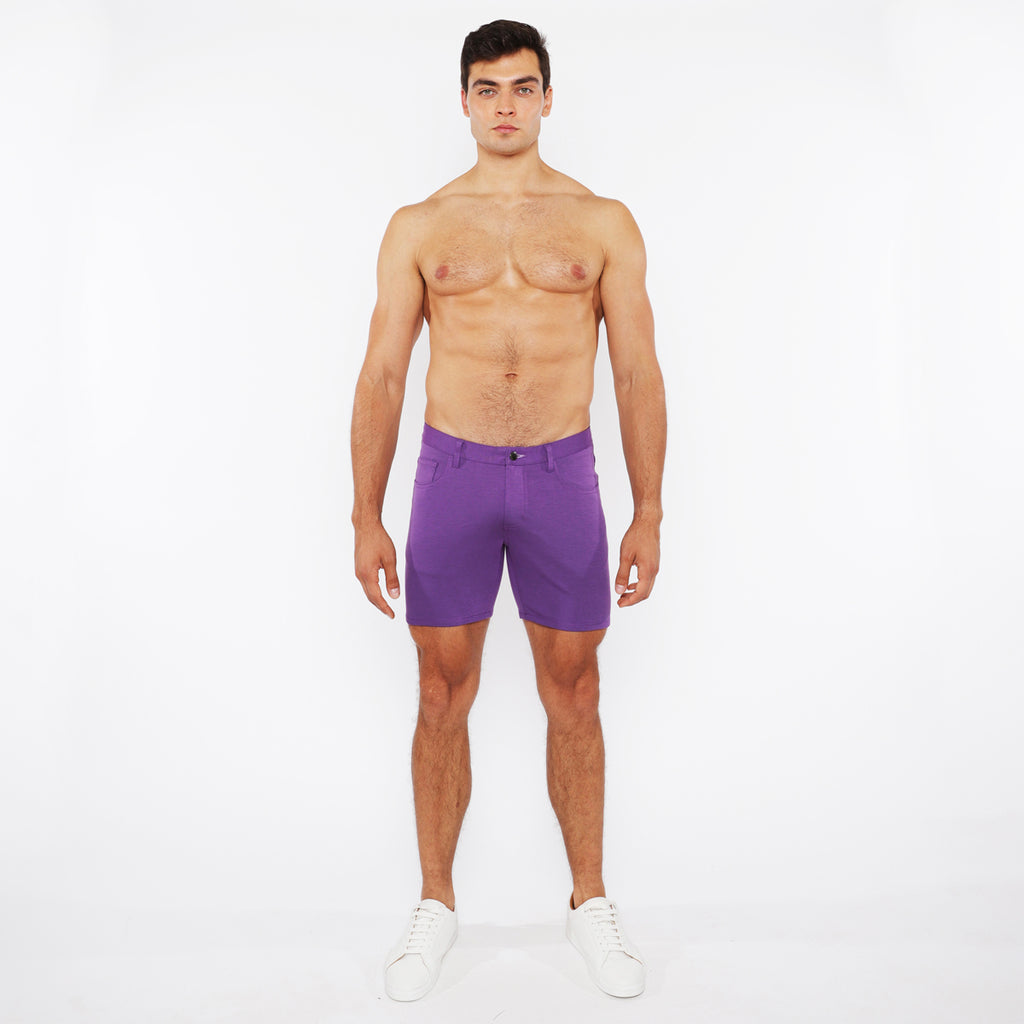 Solid Knit Stretch Short