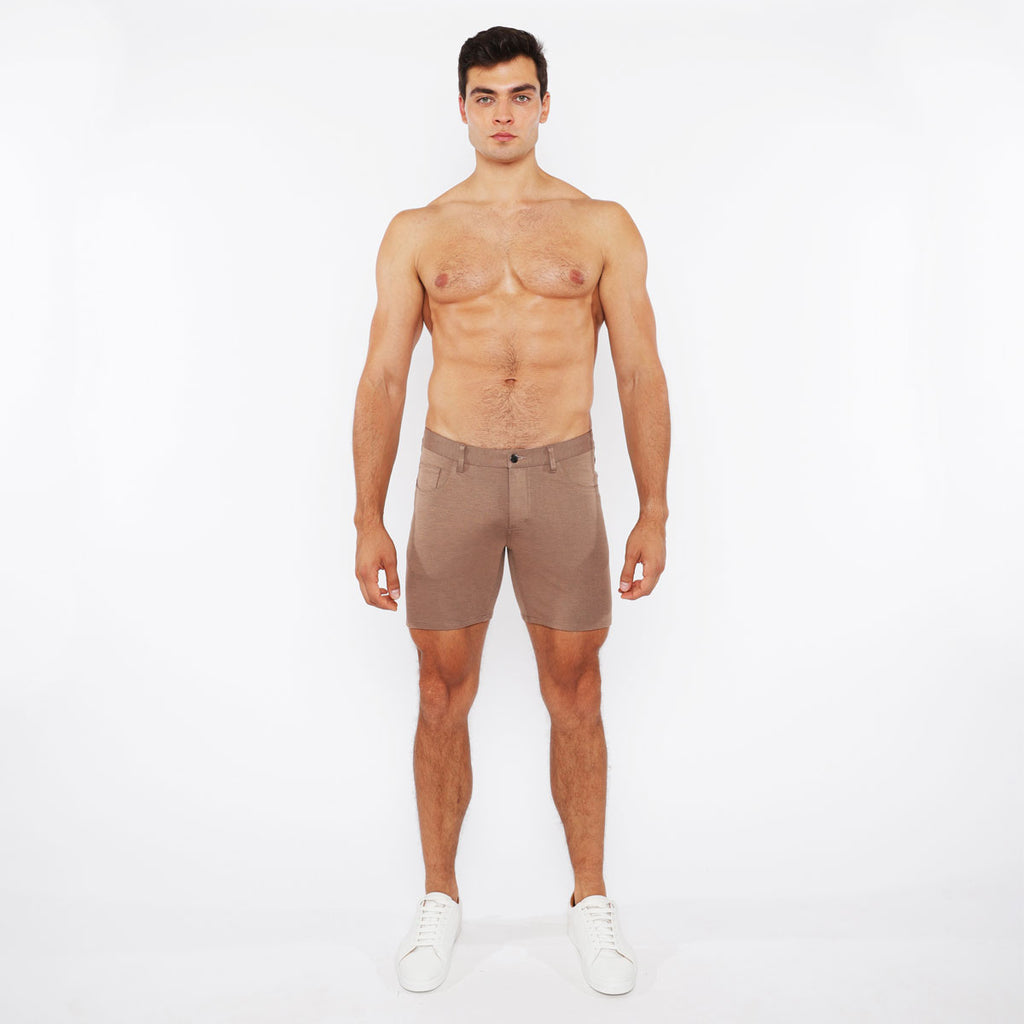 Solid Knit Stretch Short