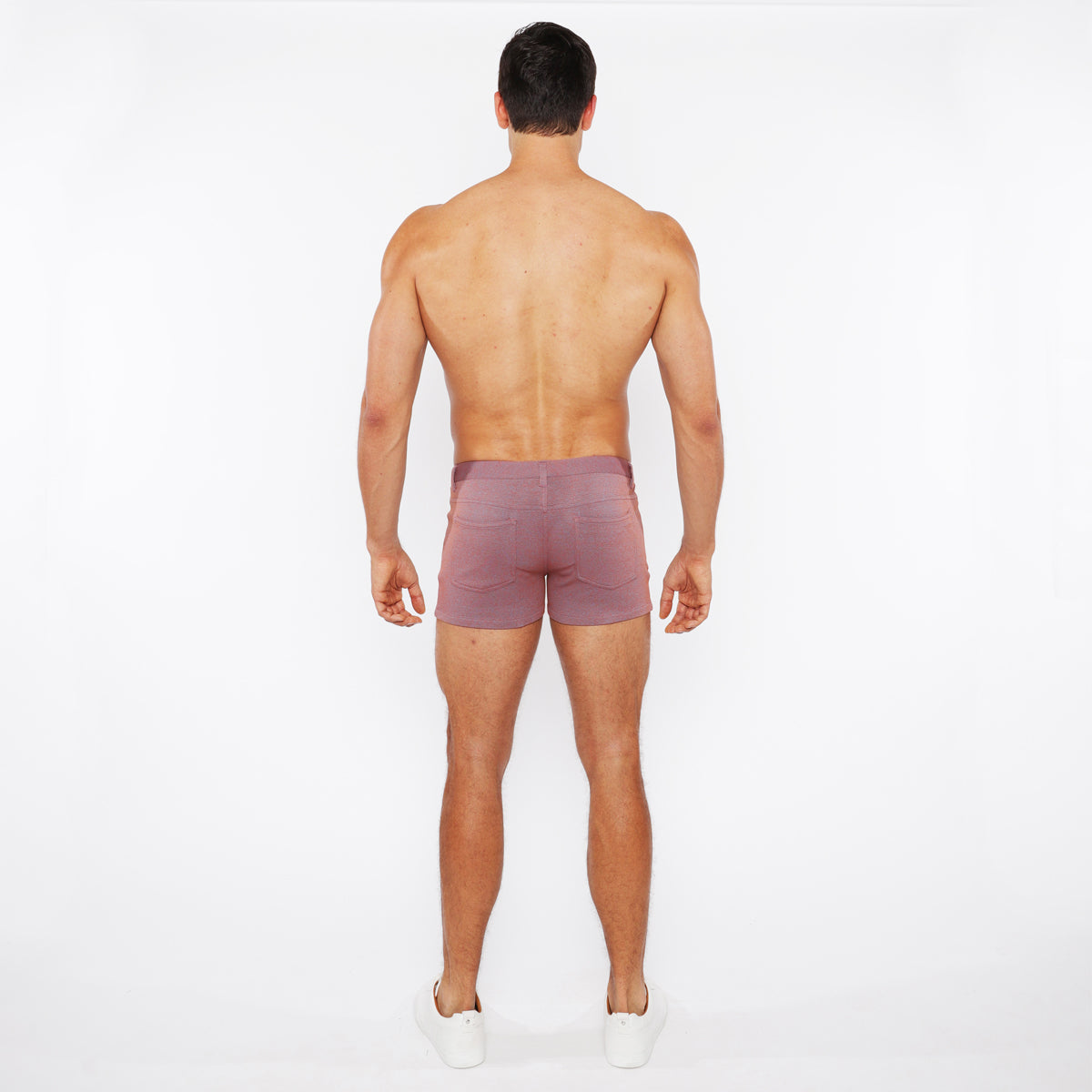Two-tone Mélange Knit Short