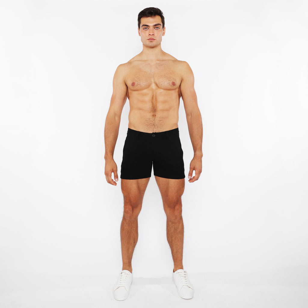 Linen Textured Knit Chino Short