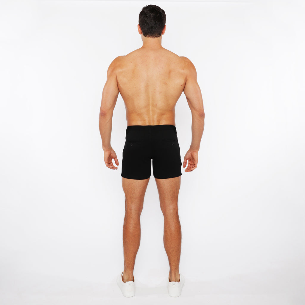 Linen Textured Knit Chino Short