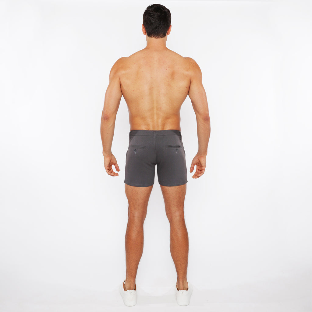 Linen Textured Knit Chino Short