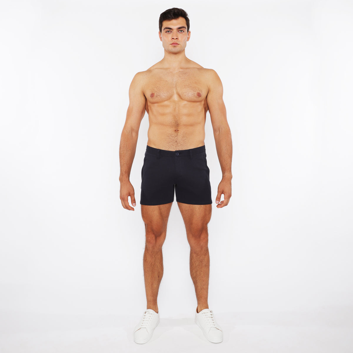 Linen Textured Knit Chino Short