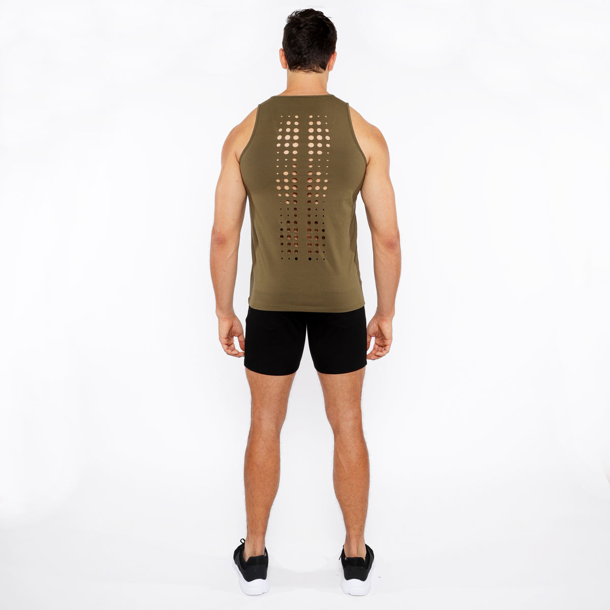 Circle Spine Laser Cut Jersey Tank
