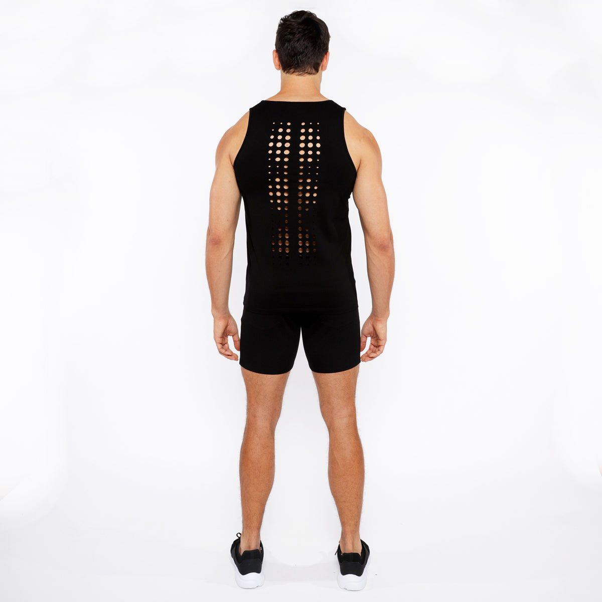 Circle Spine Laser Cut Jersey Tank