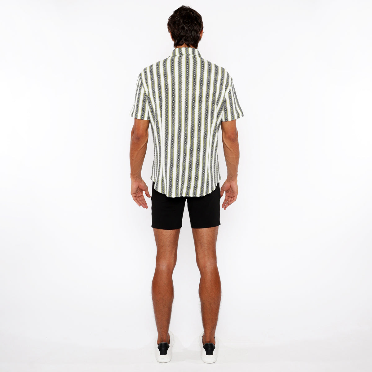 Zigzag Stripe Knit Shirt