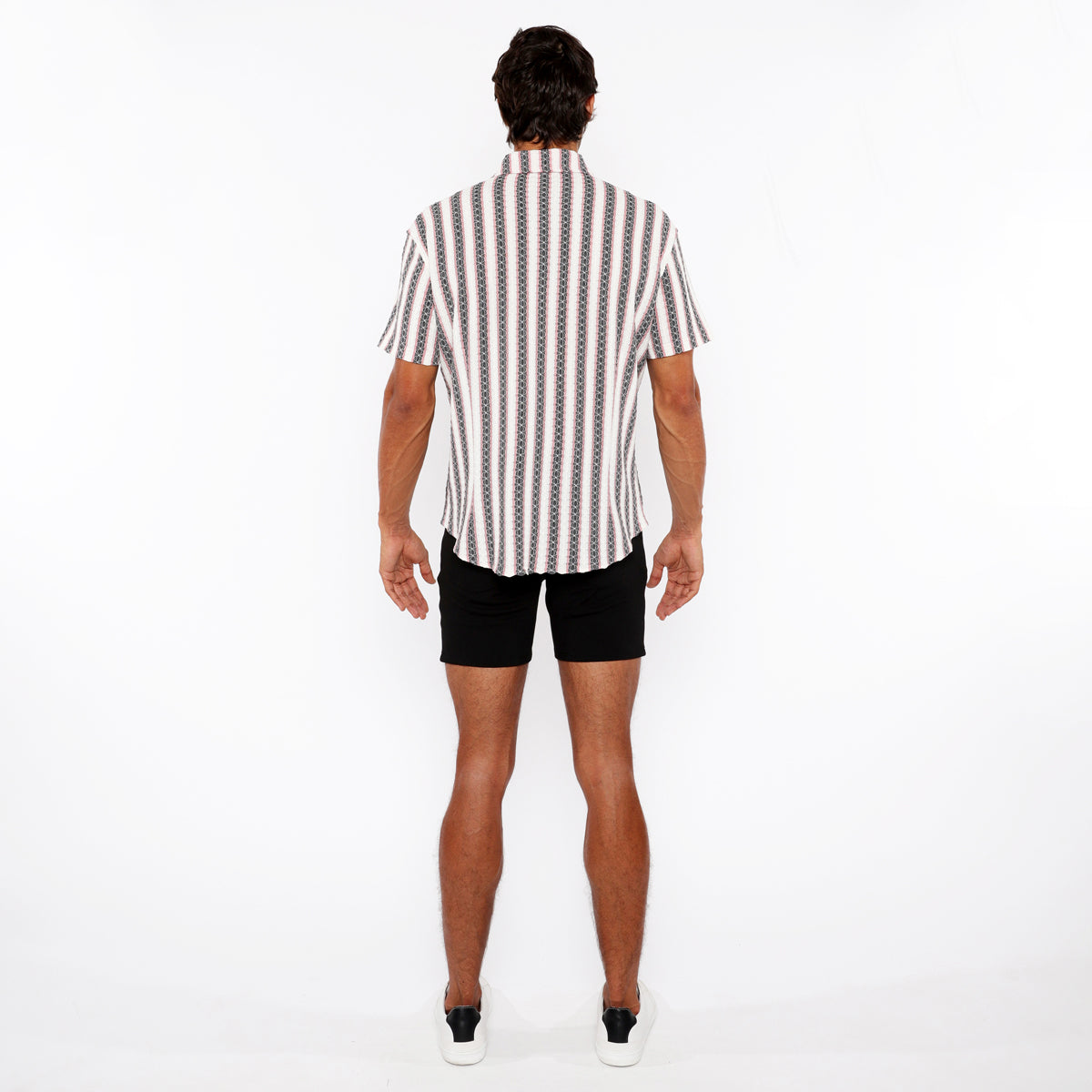 Zigzag Stripe Knit Shirt