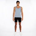 Stripes Open Knit Tank