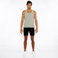 Stripes Open Knit Tank