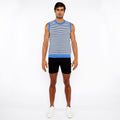 Stripe Open Knit Vest