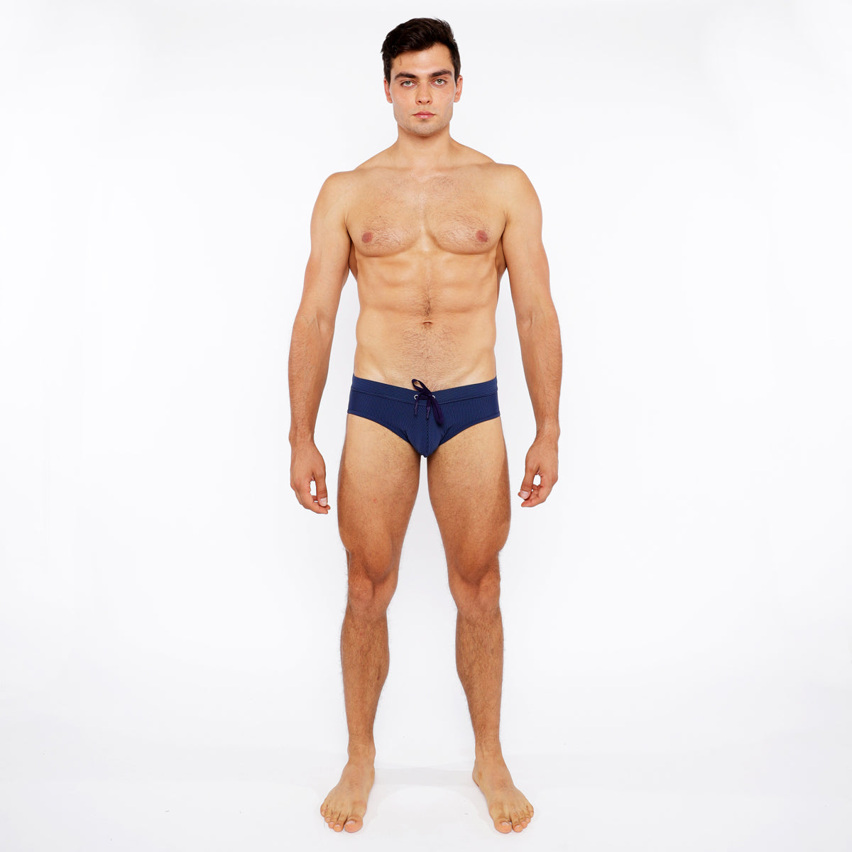 Pinstripe Swim Bikini