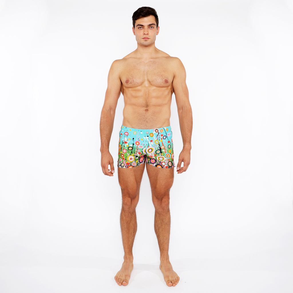 Circle Bursts Swim Short