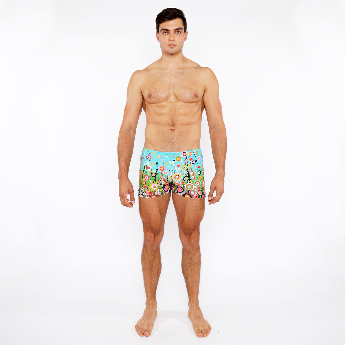 Circle Bursts Swim Short