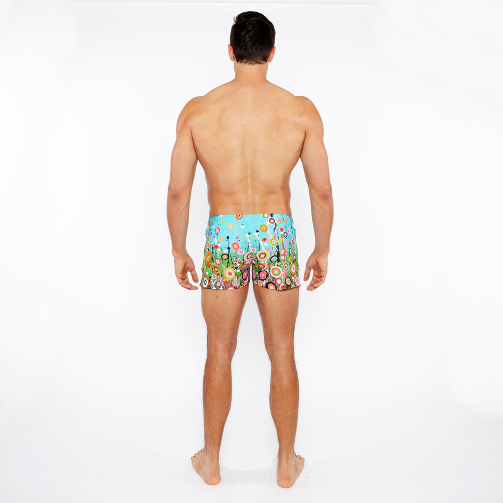 Circle Bursts Swim Short