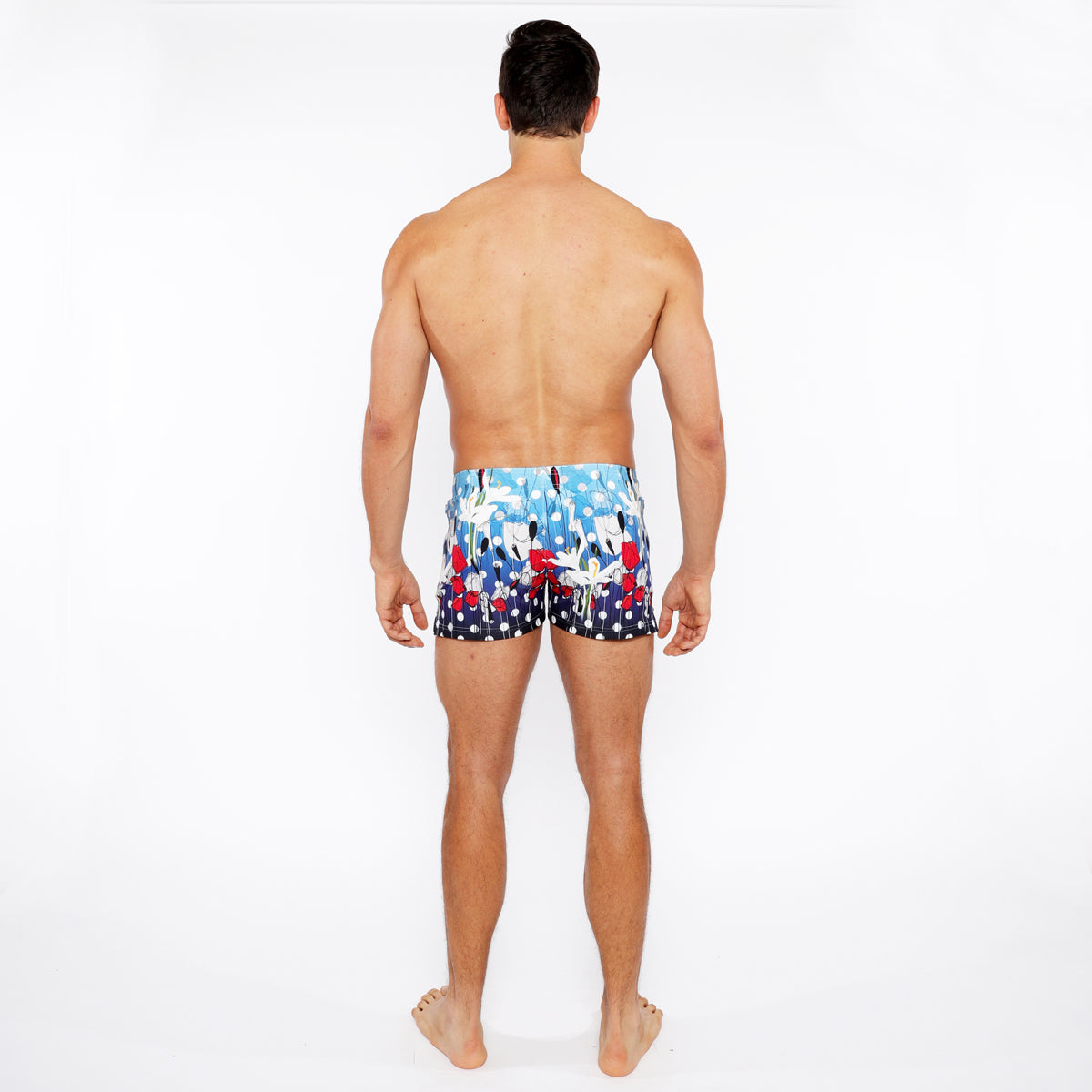 Dots Floral Swim Short
