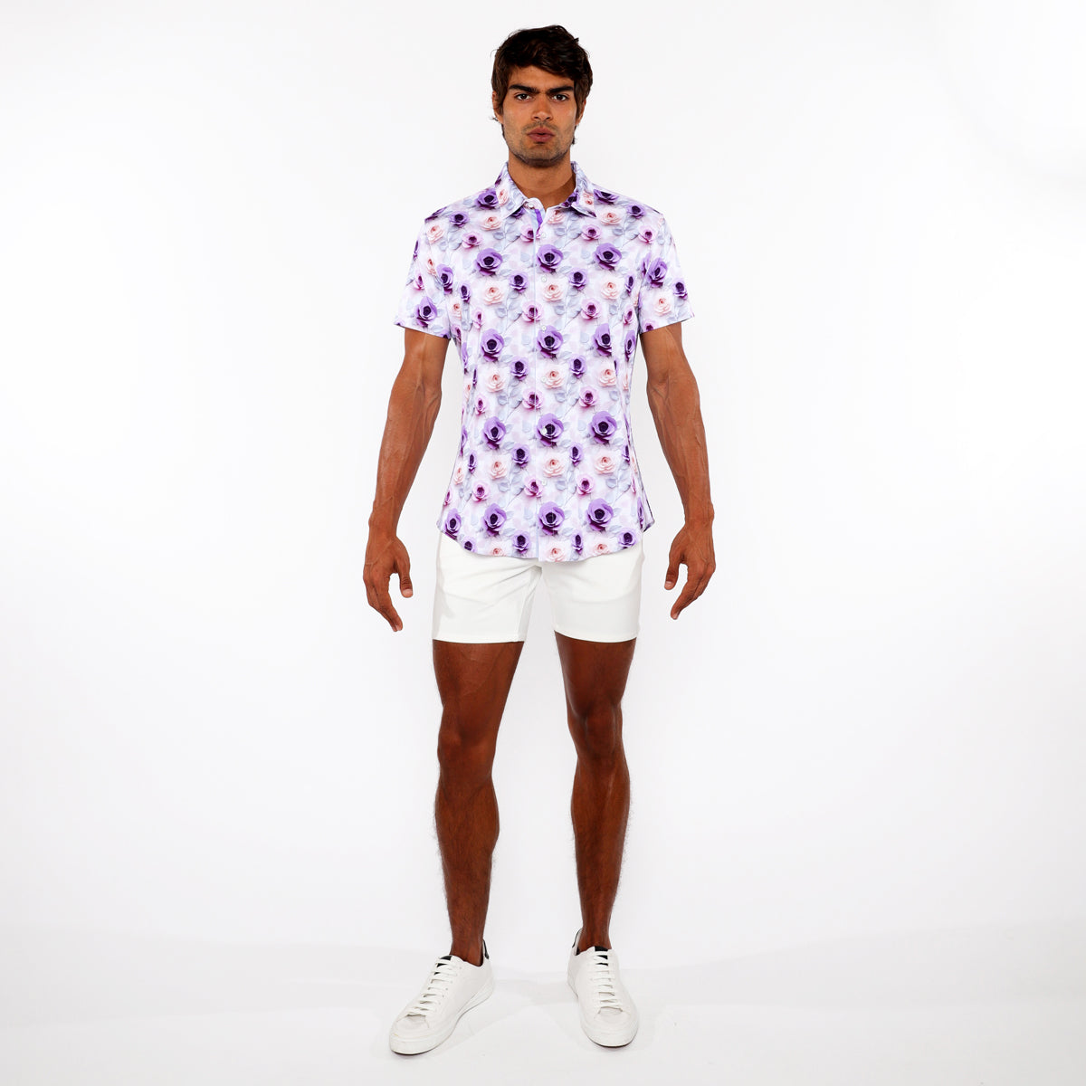 Purple Jade Roses 3D Print Shirt