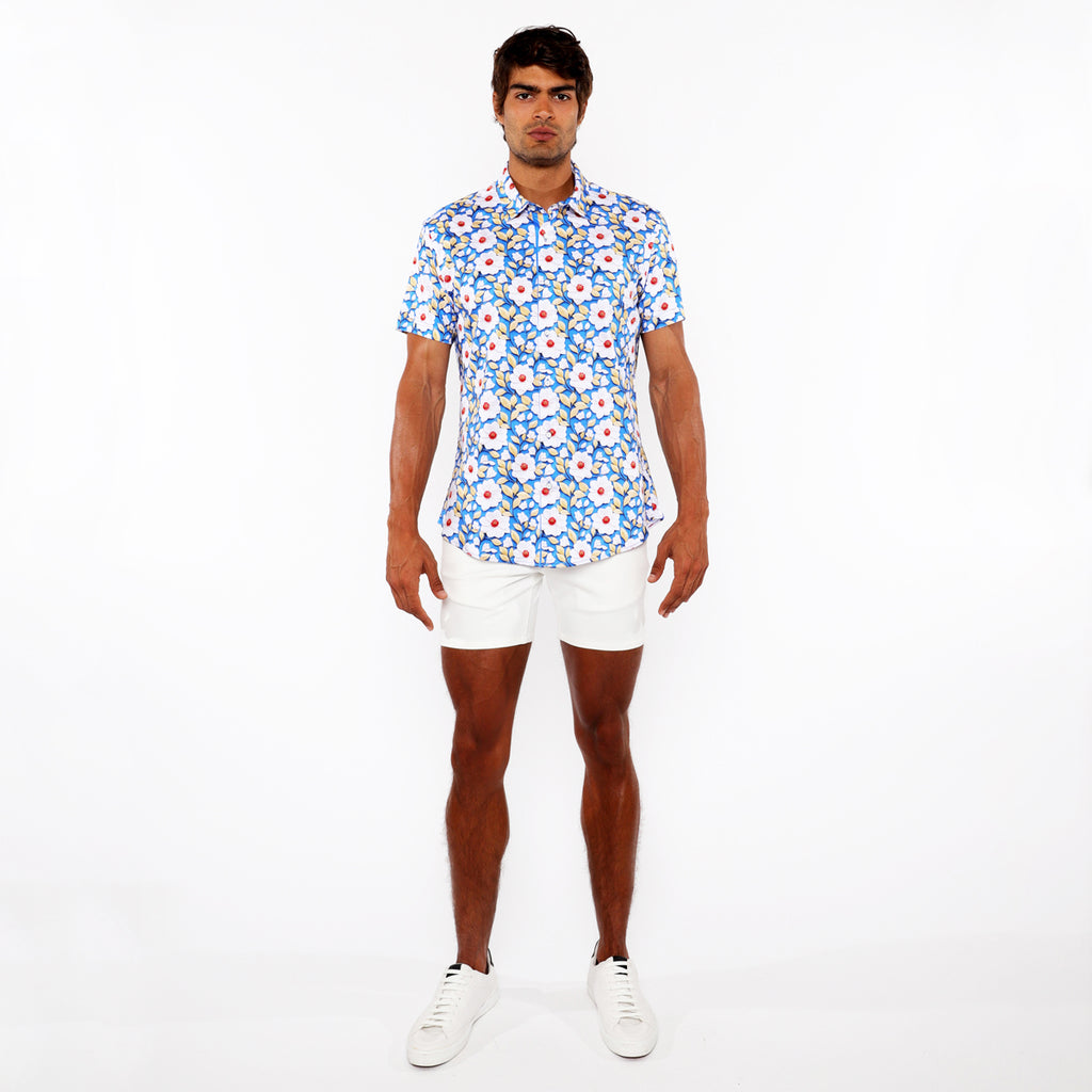 Floral 3D Print Shirt