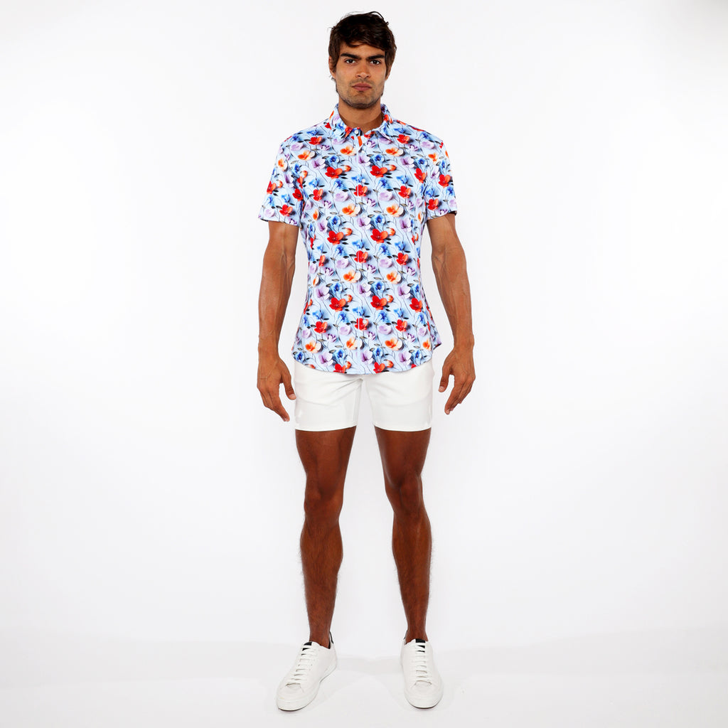 Floral 3D Print Shirt