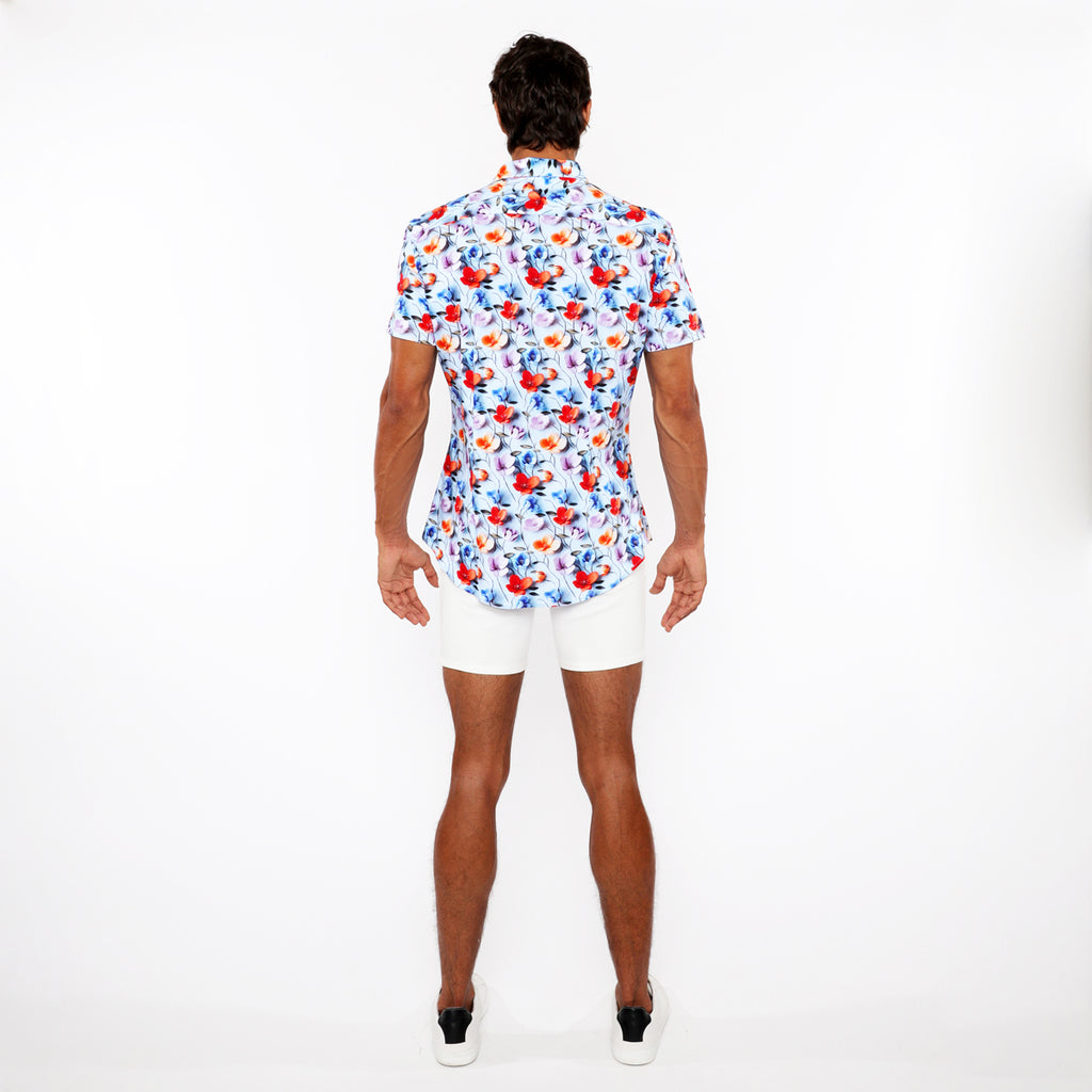 Floral 3D Print Shirt