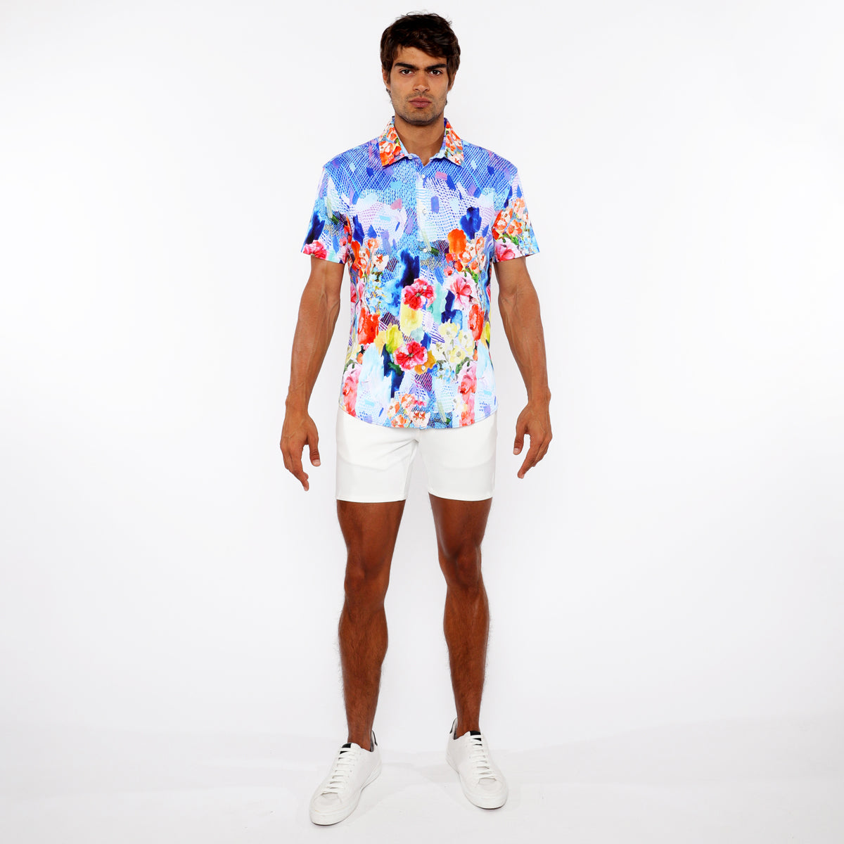 Floral Abstract Border Shirt