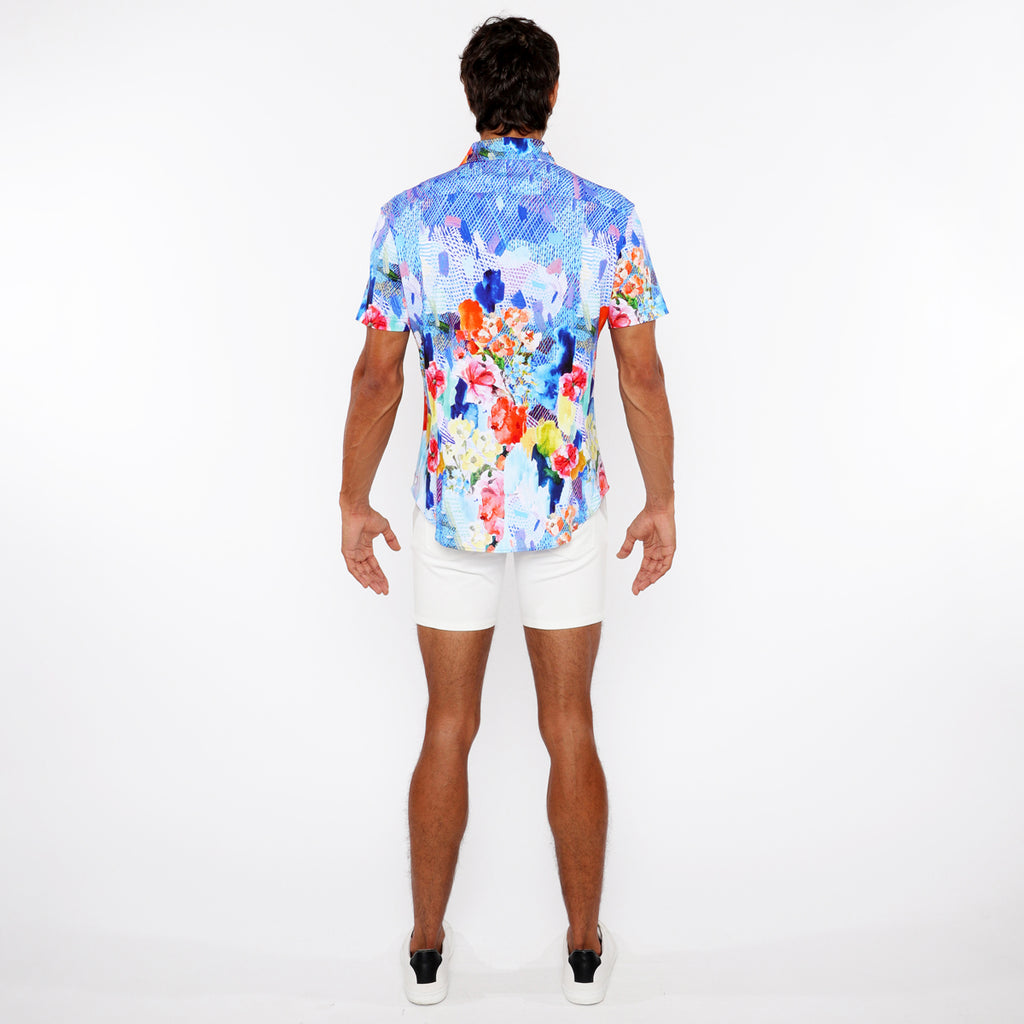 Floral Abstract Border Shirt