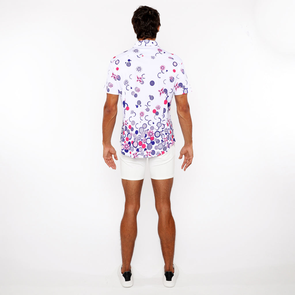 Circles Border Print Shirt