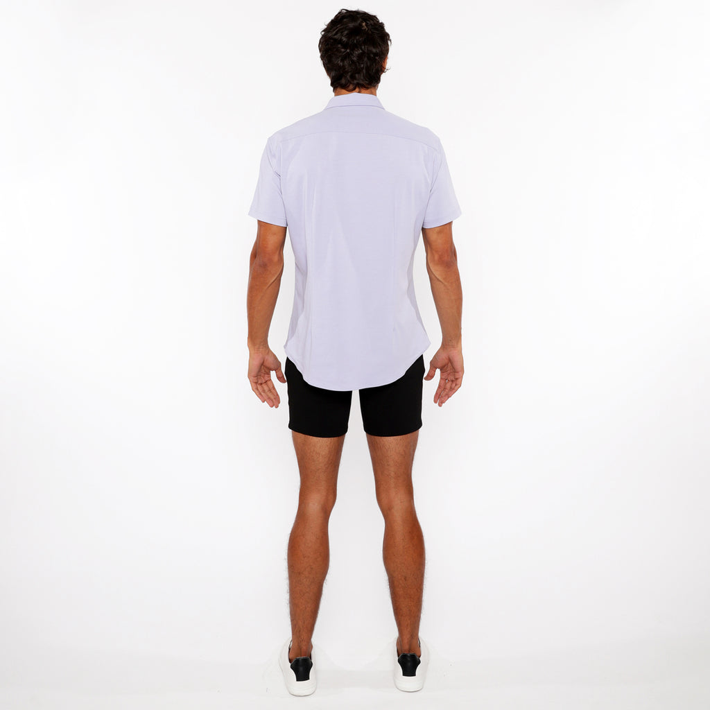 Solid Stretch Jersey Knit Shirt