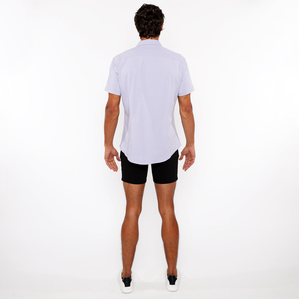 Solid Stretch Jersey Knit Shirt
