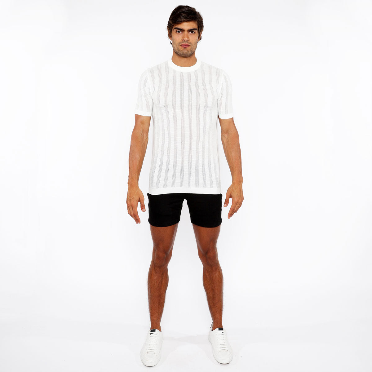Textured Crew Tee