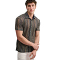 Vertical Knit Stripe Shirt