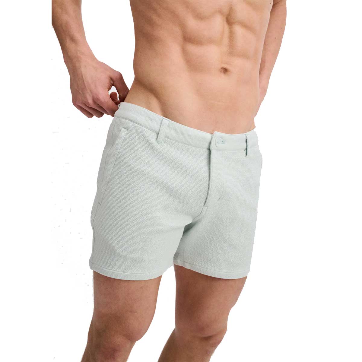 Textured Knit Chino Short