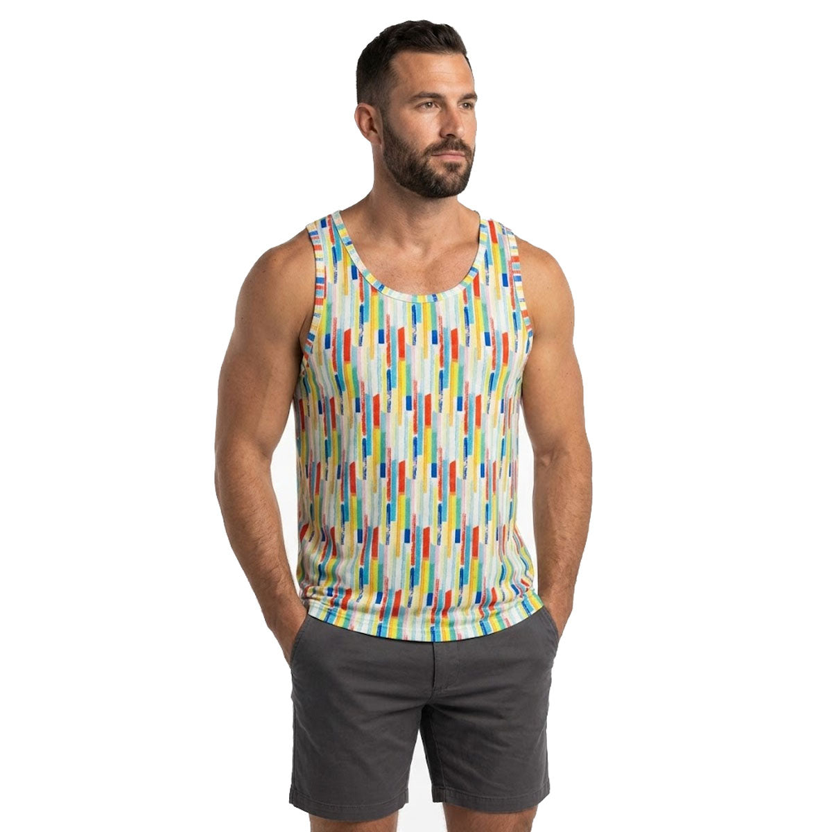 Watercolor Stripe Tank