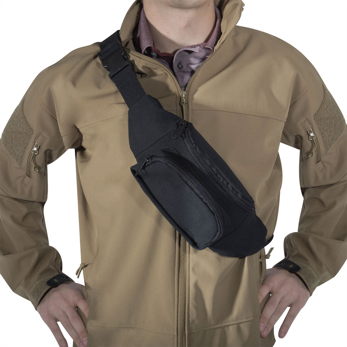 Canvas Crossbody Fanny Pack